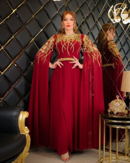 Long sleeve evening dress