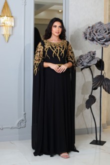 Long sleeve evening dress