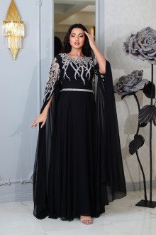 Long sleeve evening dress