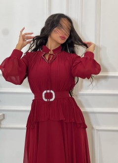 Casual belted dress