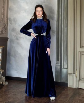 Elegant velvet dress