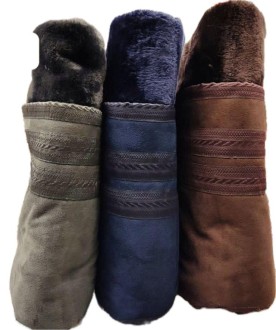 Thick men's real deer fur