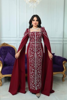 long sleeve evening dress