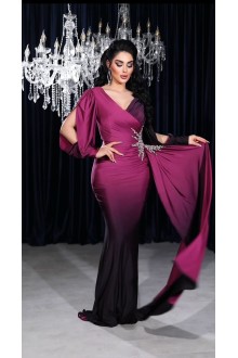 Evening dress magic colors